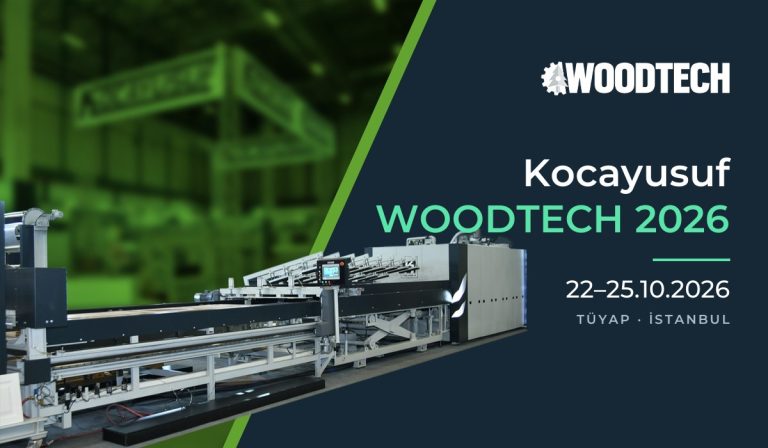 Kocayusuf Makine – WOODTECH 2026, 22–25 Ekim 2026, Tüyap İstanbul